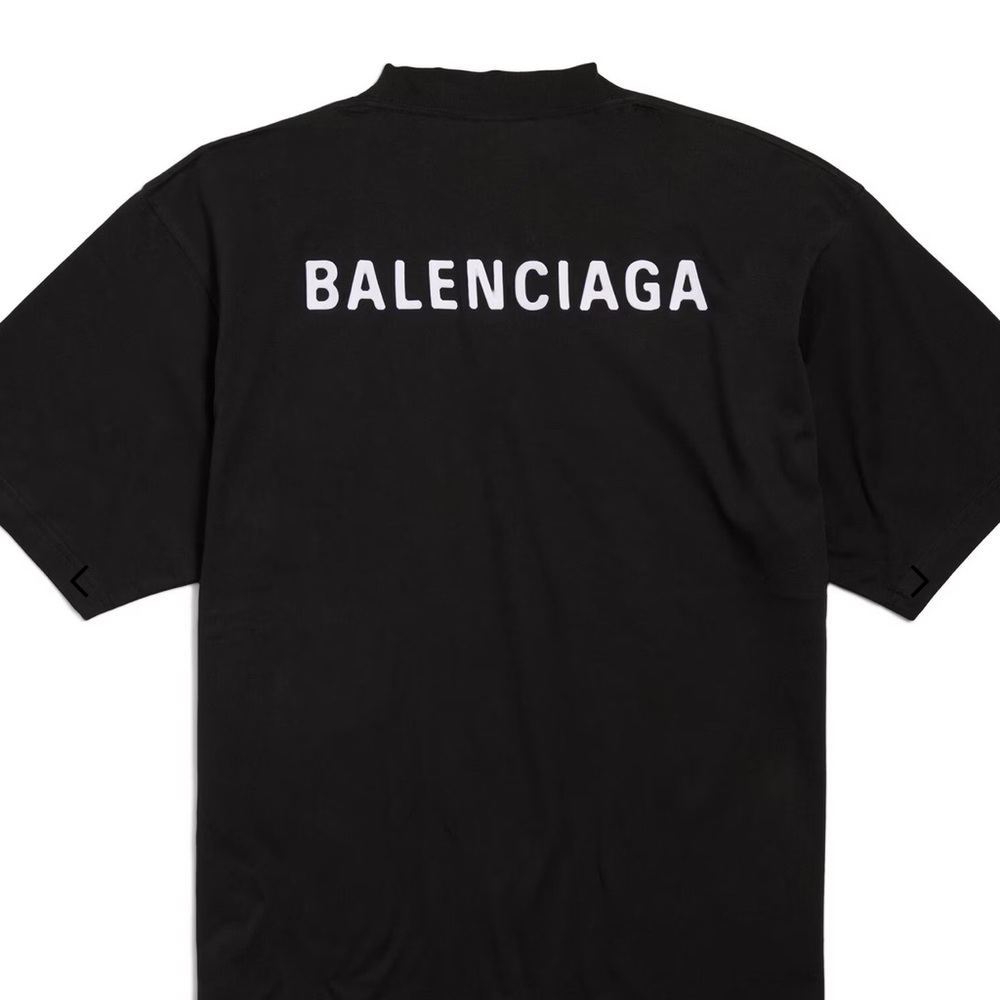 Balenciaga Black Short Sleeve Tee